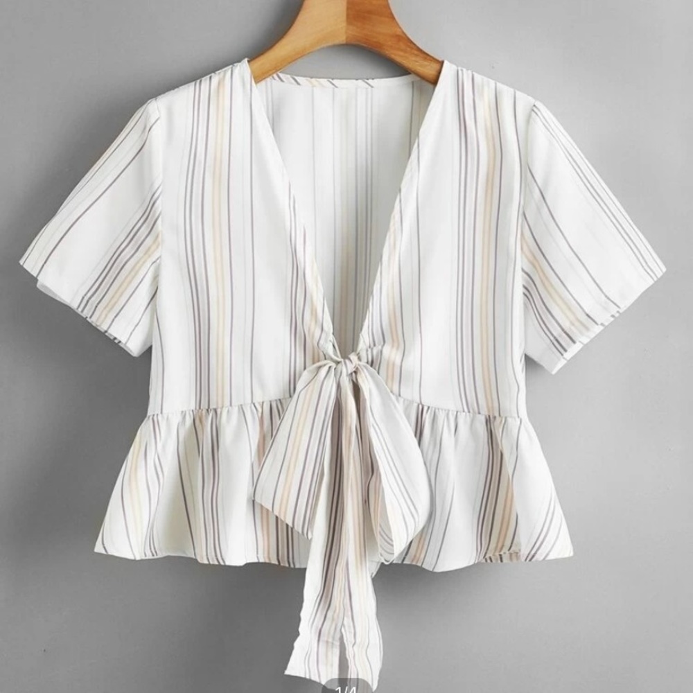 Cute wrap shirt